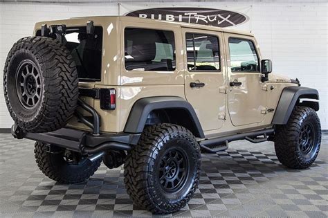 2016 Jeep Wrangler Rubicon Unlimited Mojave Sand Jeep Wrangler Rubicon Jeep Wrangler Jeep