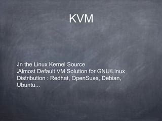 Virtualization Kernel Virtual Machine Kvm Ppt