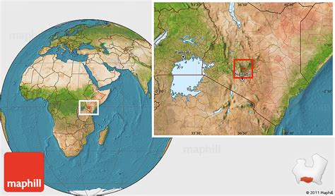 Satellite Location Map of OTHAYA