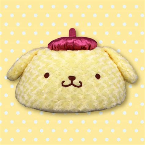 Pompompurin Sanrio” Face Cushion Plush Video Game Heaven