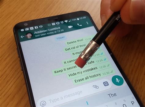 Comment effacer les messages envoyés sur WhatsApp