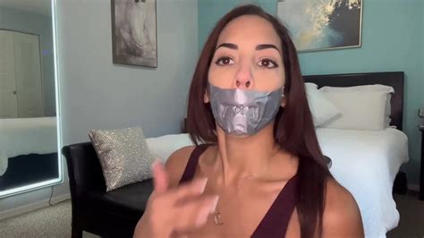 BoundHub Tapegagged Latina