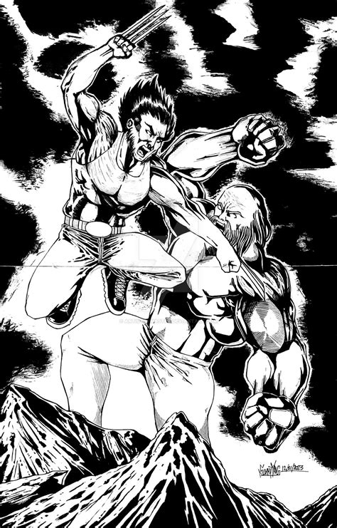 Logan Vs Old Man Hulk By Artistrymaster On Deviantart