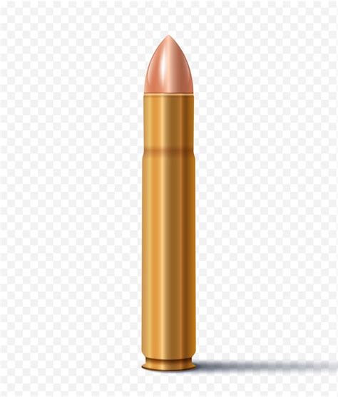 premium vector  realistic model   bullet   transparent background