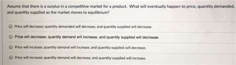 Solved An increase in supply in a supply and demand graph is | Chegg.com