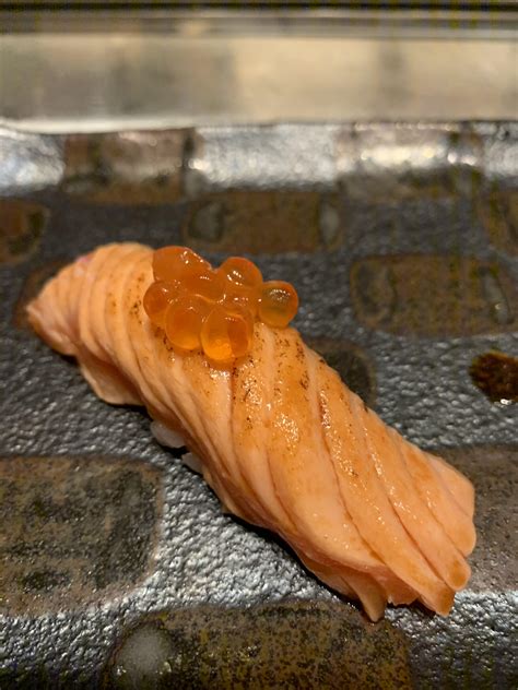 King Salmon Aburi Ikura Nigiri R Sushi