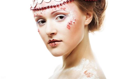 Premium Photo Beautiful Blonde Winter Snow Queen