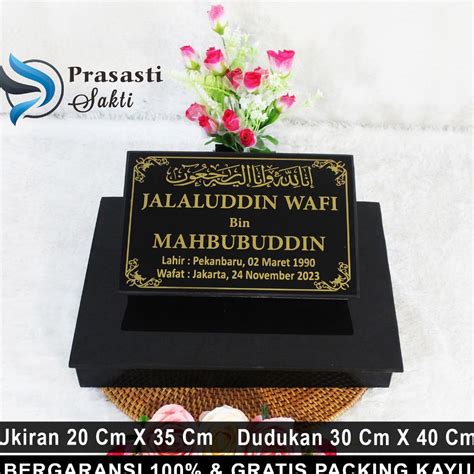 Jual Kode I W Batu Nisan Granit Makam Full Set Kijing Kuburan Maesan