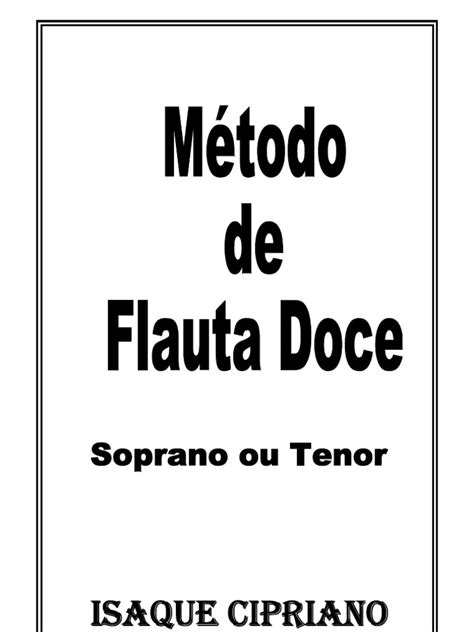 Pdf Curso De Flauta Soprano Ou Tenor Dokumen Tips