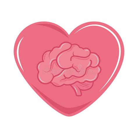 Heart mind fusion stock vector. Illustration of psychology - 370011255