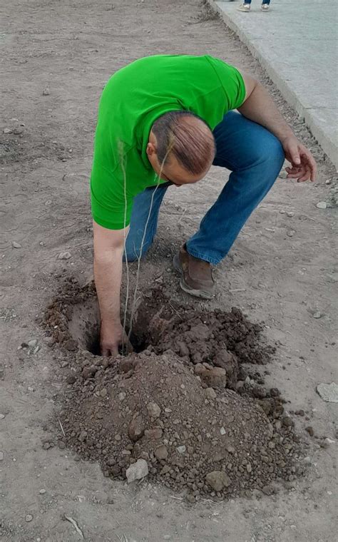 Invitan a candidato a plantar árboles en parque de Jardines del Valle