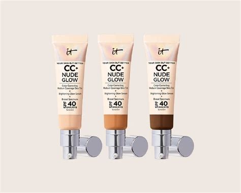 It Cosmetics Cc Nude Glow Uk Review Swatches Moojz