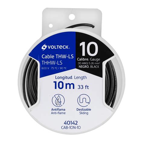 Ficha Tecnica Carrete Con M De Cable Thhw Ls Awg Negro Volteck