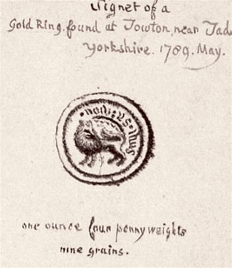 J P Reedmanhistfic On Twitter Rt Wotroses The Towton Gold Signet