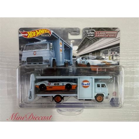 Hot Wheels Car Culture Team Transport De Tomaso Pantera Gruppo 4 Second Story Lorry Shopee