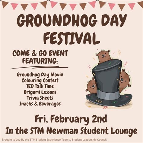 Groundhog Day Festival - St. Thomas More College