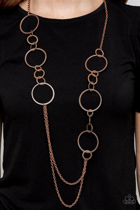 Paparazzi Necklace ~ Basic Babe Copper Paparazzi Jewelry Online Store