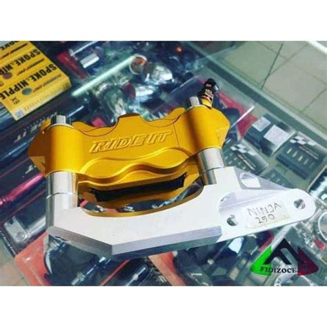 Jual KALIPER CALIPER RIDE IT ORIGINAL NINJA 250 MONOBLOCK MONOBLOK GOLD