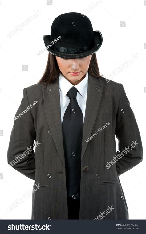 Concept Beautiful Sexy Brunette Girl Vintage Stock Photo 374722387 Shutterstock