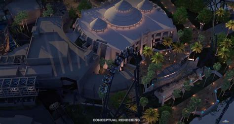 Concept Art Jurassic World Velocicoaster Details Finally Announced For