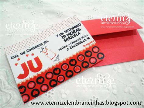 Eternize Lembrancinhas Chá de Lingerie da Ju