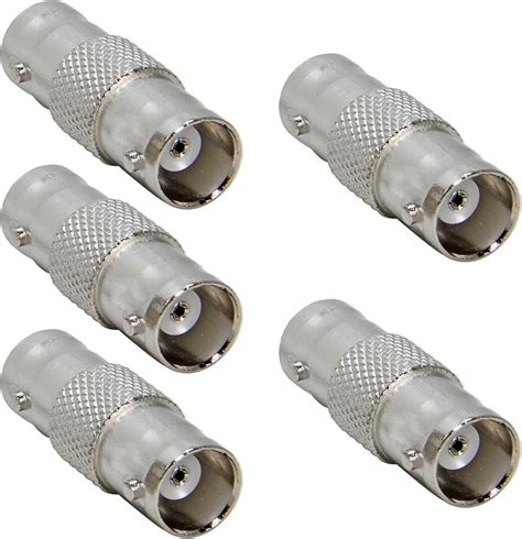 Bnc Female To Female Rfadapter 5 Pack Bnc Barrel Connector Coupler Extend Cables On Cctv