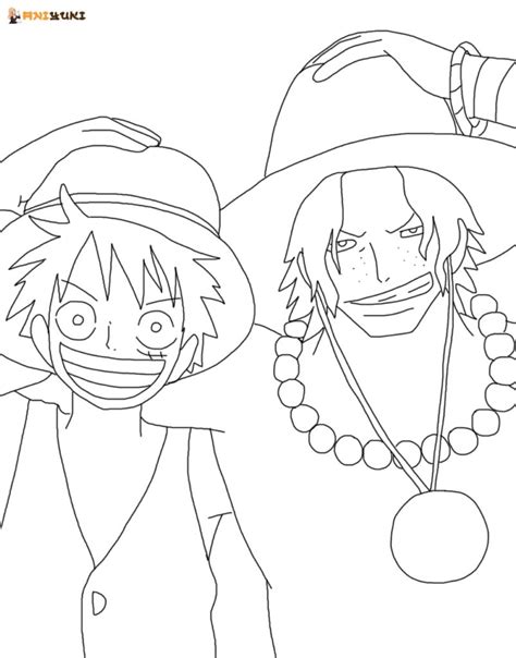Desenho Para Colorir Luffy E Zoro - Desenhos de Monkey D. Luffy para colorir - 45 Páginas para colorir