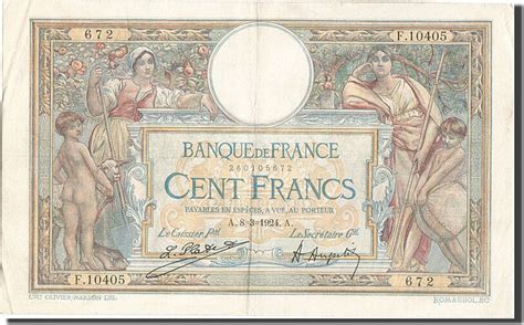 France Francs Banknote F Luc Olivier Merson