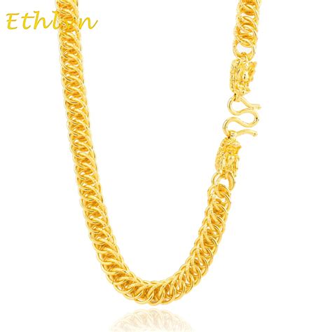 Aliexpress.com : Buy Ethlyn Vietnamese gold dragon head handmade thick ...