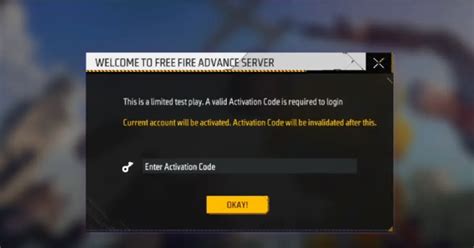Why Is The Free Fire Advance Server Invalid Activation Code Problem