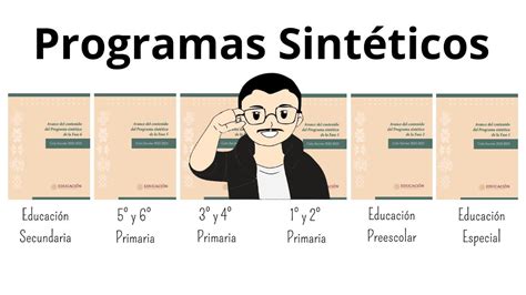 Programas Sint Ticos Del Plan De Estudio Para Preescolar Primaria