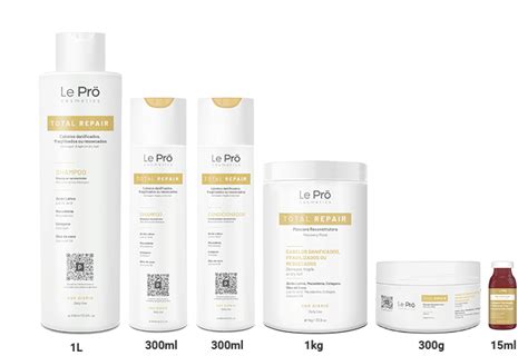 Reparação intensa com Total Repair - Leprö Cosmétics