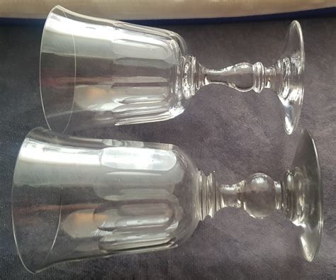 Proantic Set Of Water Glasses Antique Late S In Cut Crystal H