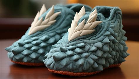 Slippers With Dinosaur Feet