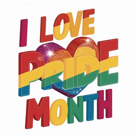 Pride Month Theme Background Image Colorful Illustration Premium Ai