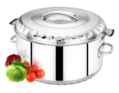 Big Stainless Steel Premium Hot Pot L Capacity