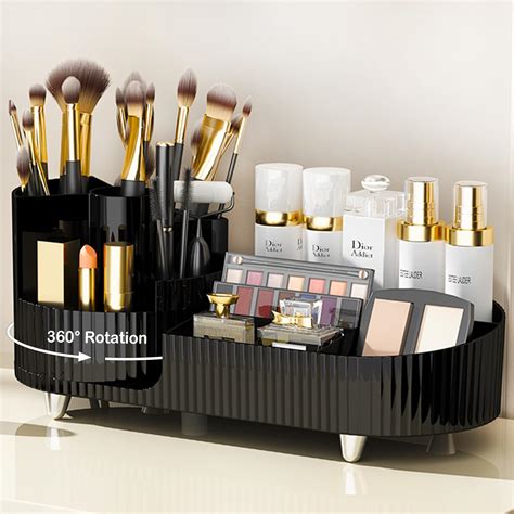 amazoncom rotating makeup organizer  vanity  brush holder