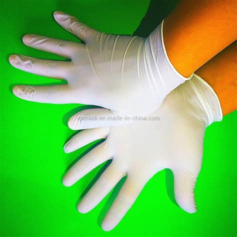 High Quality Disposable Latex Gloves Non Sterile Powder Free Food Grade