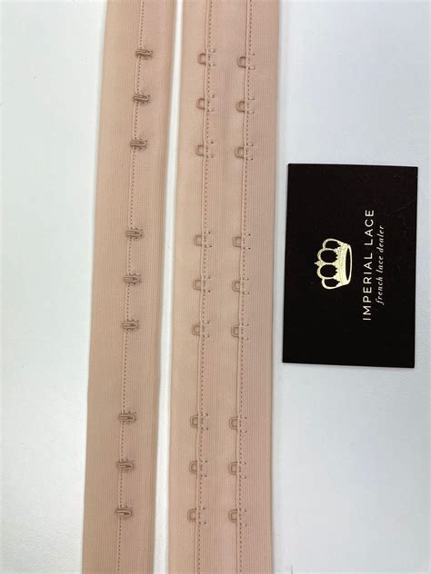 Nude Color Row Hook And Eye Lingerie Ribbon Applique Lace Fabric From Imperiallace