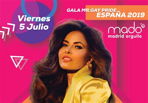 Gloria Trevi estrella invitada en la Gala final de Mr Gay Pride España Mr Gay España