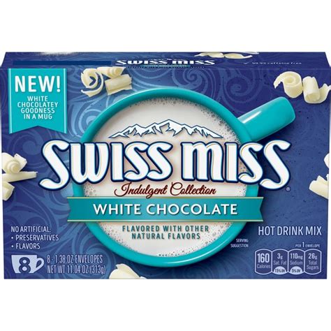 Swiss Miss Hot Cocoa Mix White Chocolate Sensation Envelopes Oz Instacart