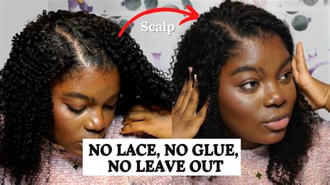 How To Install A U Part V Part Wig With No Leave Out Ft Clemyluxhair