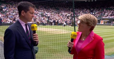 Clare Balding whacked in head with tennis ball during live Wimbledon