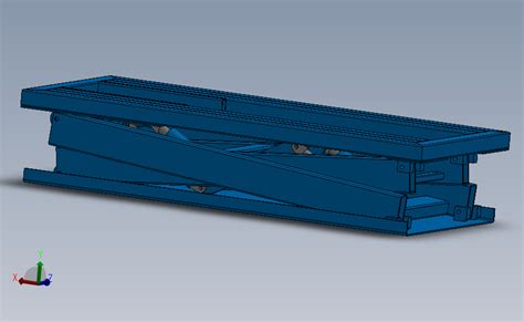 普通四缸液压升降台3D模型图纸 Solidworks设计 附STEP格式 SOLIDWORKS 2011 模型图纸下载 懒石网