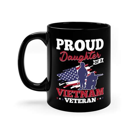 Vietnam Veteran Daughter Mug Proud Veterans Daughter Gift Ideas