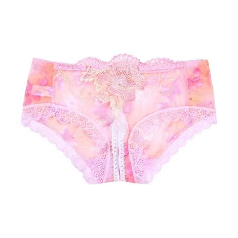 Iefiel Slip Taille Basse Homme Ouvert Sous V Tements Transparent Florales Sissy Lingerie Tanga