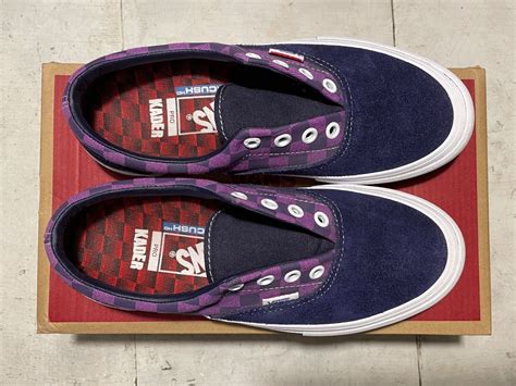 ヴァンズ スニーカー Vans Era Pro Bakerkader Purple Check Vn0a45jaswa エラ プロ 日本正規品