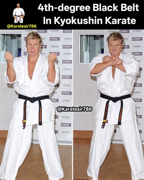 Karate Dolph Lundgren Is A Highly Accomplished Martial Artist Who