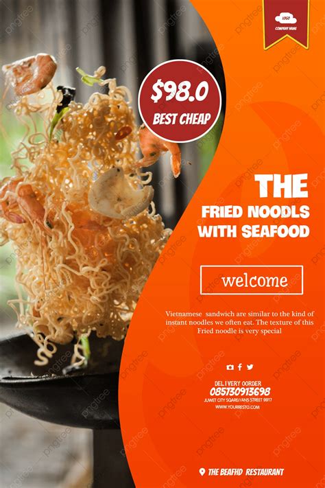 Simple Vietnamese Food Poster Template Download On Pngtree