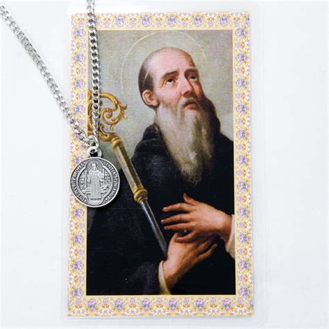 ST. BENEDICT MEDAL WITH PRAYER CARD | EWTN Religious Catalogue